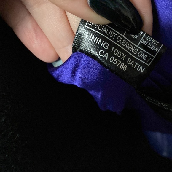 Stunning purple leather bolero jacket - Picture 6 of 8